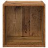 vidaXL Wall Cabinet 2 pcs Old Wood 37 x 37 x 37 cm Engineered Wood