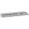 vidaXL Bed Drawers Grey Sonoma 180 x 36.5 x 16.5 cm Engineered Wood