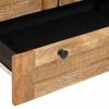 vidaXL Highboard with Drawer Brown 40 x 33 x 110 cm Solid Mango Wood