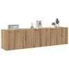 vidaXL TV Cabinets Wall-mounted 2 pcs Artisian Oak 80x30x41 cm