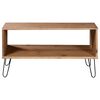 vidaXL Coffee Table New York Light Wood Solid Pine Wood