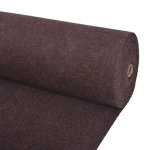 vidaXL Carpet Brown 1.2 x 10 m Polyester