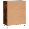 vidaXL Chest of Drawers Smoked Oak 69.5x34x90 cm Engineered Wood
