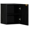 vidaXL Bathroom Hanging Cabinet Black 38x33x48 cm Engineered Wood