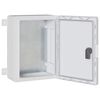 vidaXL Control Cabinet Grey 32 x 13 x 33 cm ABS Plastic