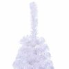 vidaXL Artificial Christmas Tree with Stand White 150 cm PVC and Steel