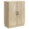 vidaXL Sideboard Sonoma Oak 66 x 34.5 x 87 cm Engineered Wood