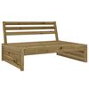 vidaXL 6 Piece Garden Lounge Set Impregnated Wood Pine