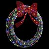 vidaXL Wreath with 150 LEDs Multicolour 120 cm Acrylic