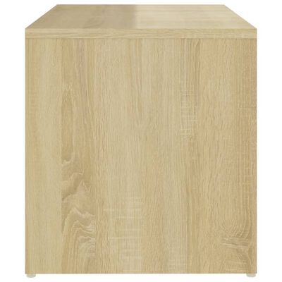 vidaXL Side Table Sonoma Oak 59x36x38 cm Engineered Wood