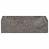 vidaXL Sink 45x30x12 cm Marble High Gloss Grey