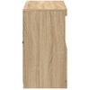 vidaXL Sideboard with LED Lights Sonoma Oak 81x37x67 cm