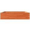 vidaXL Garden Planter Wax Brown 100x100x23 cm Solid Wood Pine