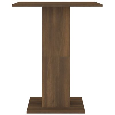 vidaXL Bistro Table Brown Oak 60x60x75 cm Engineered Wood
