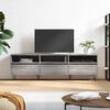 vidaXL TV Cabinet Grey Sonoma 150x30x44.5 cm Engineered Wood