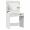vidaXL Dressing Table White 78.5 x 41 x 135 cm Engineered wood