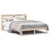 vidaXL Bed Frame with Headboard without Mattress 120x200 cm