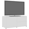 vidaXL TV Cabinet White 80x34x36 cm Engineered Wood