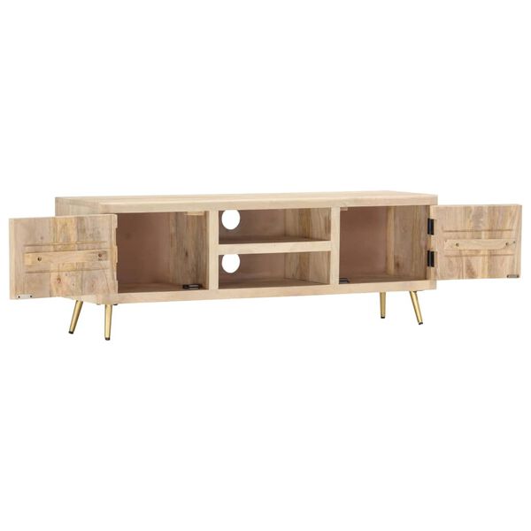 vidaXL TV Cabinet 120x30x40 cm Solid Mango Wood