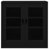 vidaXL Office Cabinet Black 90x40x90 cm Steel