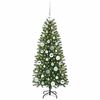 vidaXL Artificial Christmas Tree with 150 LEDs Green 120 cm PE and PVC