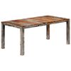 vidaXL Dining Table Grey 180x90x76 cm Solid Acacia Wood