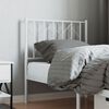 vidaXL Metal Replace Headboard White 75 cm