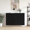 vidaXL Wall-Mounted Cabinet 2 pcs Black Oak 69.5 x 34 x 90 cm