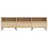vidaXL TV Cabinet Sonoma Oak 150x30x44.5 cm Engineered Wood