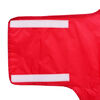vidaXL Dog Raincoat with Reflective Strips Polyester Red 3XL