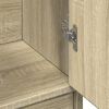 vidaXL Sink Cabinet Sonoma Oak 63x29x55 cm Engineered Wood