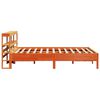 vidaXL Bed Frame without Mattress Wax Brown 160x200 cm Solid Wood Pine