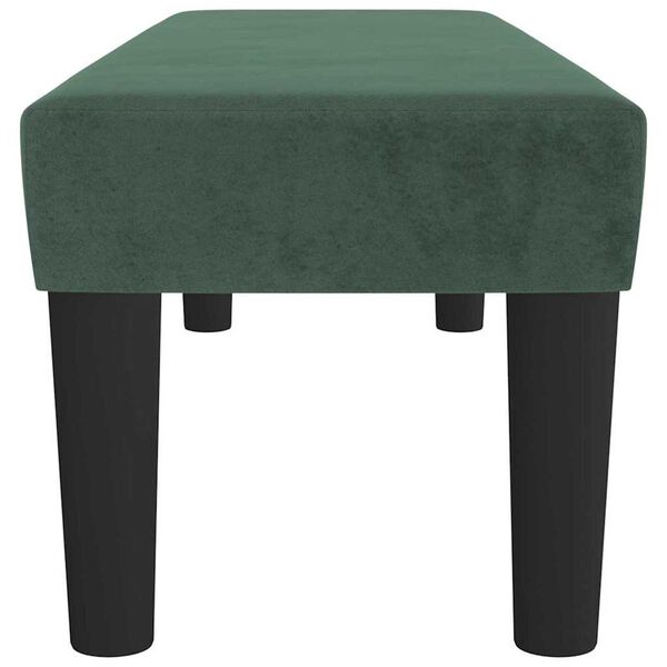 vidaXL Bench Dark Green 100 x 30 x 30 cm Velvet