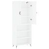 vidaXL Highboard White 69.5x34x180 cm Engineered Wood