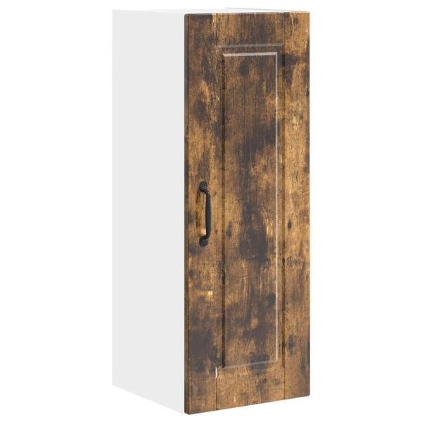 vidaXL Kitchen Cabinet Smoked Oak 30 x 31 x 80 cm Engineered Wood