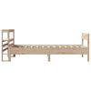 vidaXL Bed Frame without Mattress 100x200 cm Solid Wood Pine