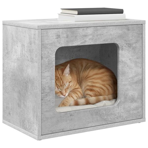 vidaXL Cat House Concerte 51 x 30 x 42.5 cm Engineered Wood