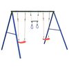 vidaXL Outdoor Swing Set with Swings and Trapeze