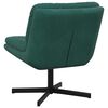 vidaXL Swivel Relaxing Chair Dark Green 63 x 75 x 76 cm Velvet