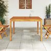 vidaXL Garden Dining Table 110x110x75 cm Solid Wood Acacia
