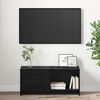 vidaXL TV Cabinet Set Black Oak 90 x 35 x 40 cm Engineered Wood