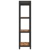 vidaXL Bookshelf Smoked Oak 40 x 30 x 119 cm Engineered Wood