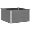 vidaXL Garden Raised Bed WPC 100x100x54 cm Grey