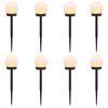vidaXL Outdoor Solar Lights with Ground Spike 8 pcs Warm White 38.5 cm