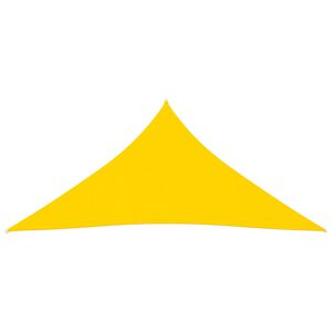 vidaXL Sunshade Sail Oxford Fabric Triangular 3.6x3.6x3.6 m Yellow