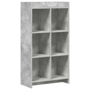 vidaXL Bookcase Concerte Grey 59 x 30 x 111 cm Engineered Wood