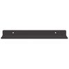 vidaXL Floating Shelf Wall-mounted 2 pcs Black 30 x 9 x 2.5 cm Steel