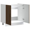 vidaXL Sink Base Cabinet Kalmar Brown Oak 80x46x81.5 cm Engineered Wood