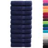 vidaXL Premium Bath Towels "SOLUND" 10 pcs Navy Blue 100x150 cm 600 gsm