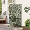vidaXL Privacy Screen Olive 100 x 50 x 180 cm Steel